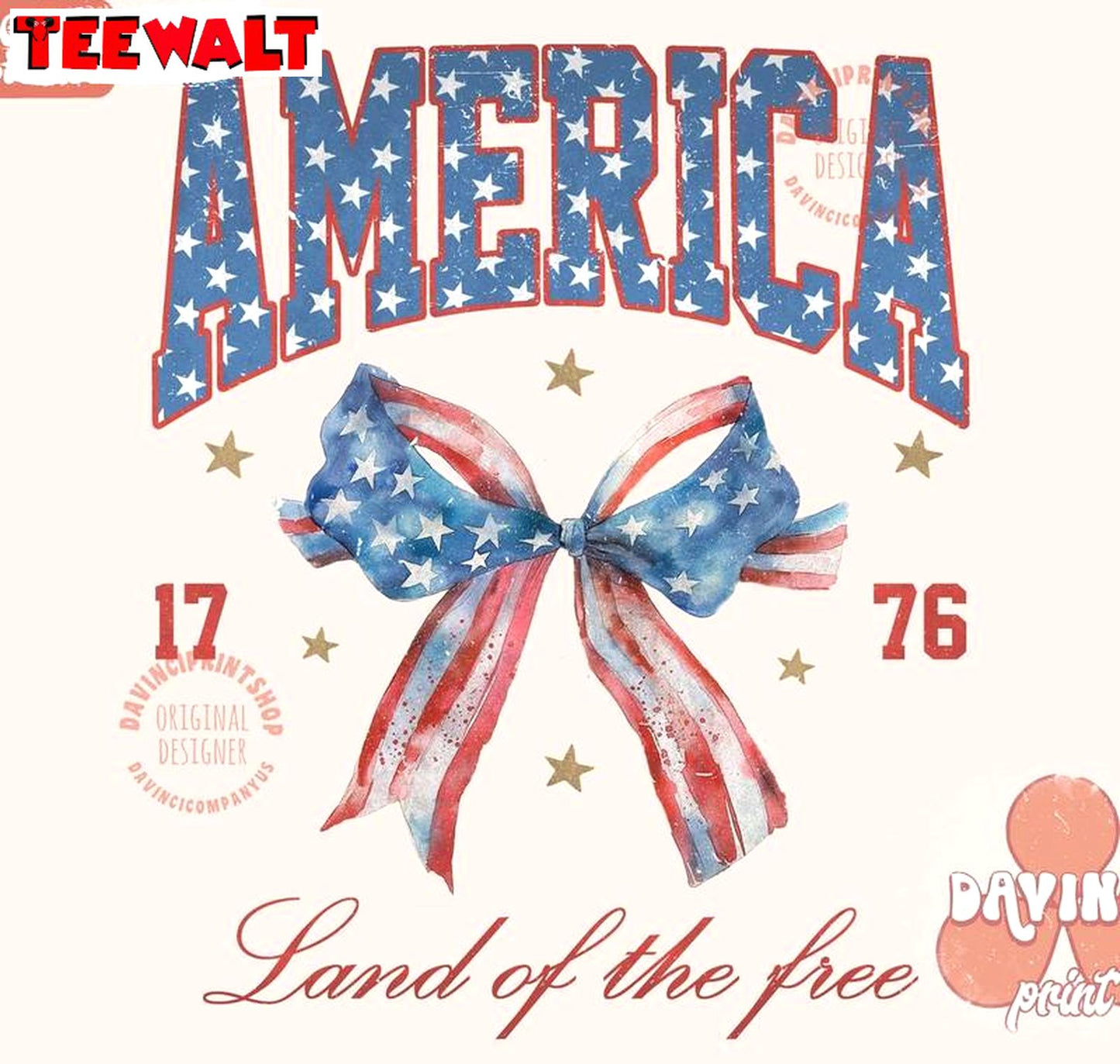 Coquette 4th Of July Trendy Shirt, America Coquette Bow Hoodie