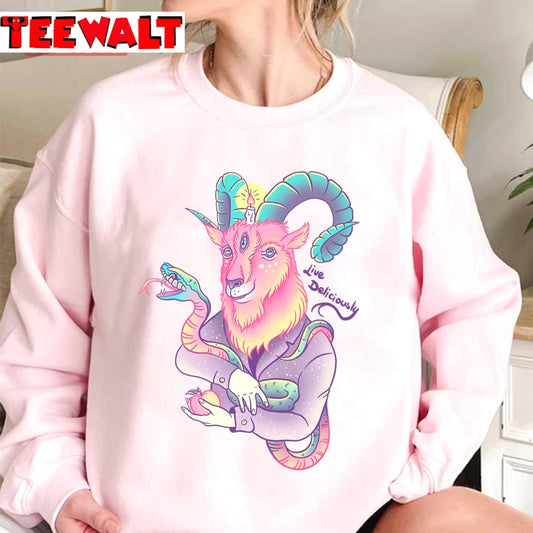 Live Deliciously Fantasy Art Unisex Sweatshirt