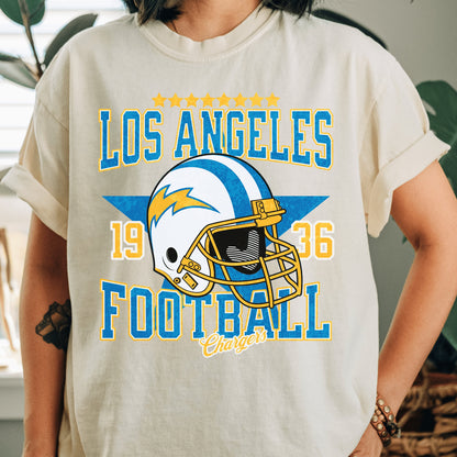 Los Angeles Football Shirt - La Charger Shirt For Football Fans