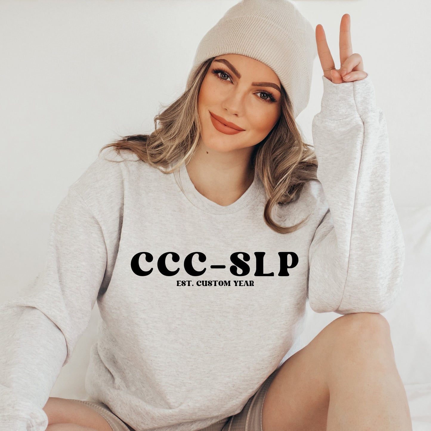 Custom Speech Therapist Sweatshirt, Slp Gift For Speech Language Pathologist