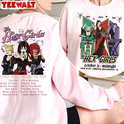 Comfort Rock Band Music Unisex Hoodie, Awesome The Hex Girls