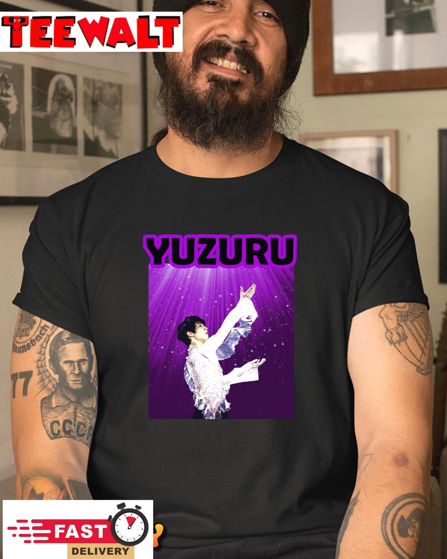 Hanyu Yuzuru Design Vintage T-Shirt