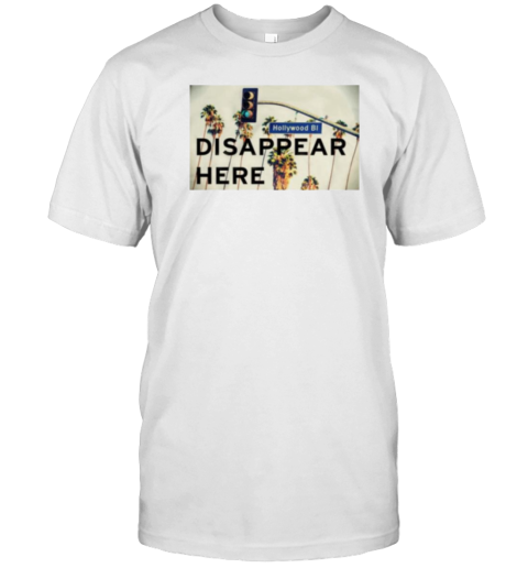 Disappear Here Hollywood BI Traffic Light T-Shirt