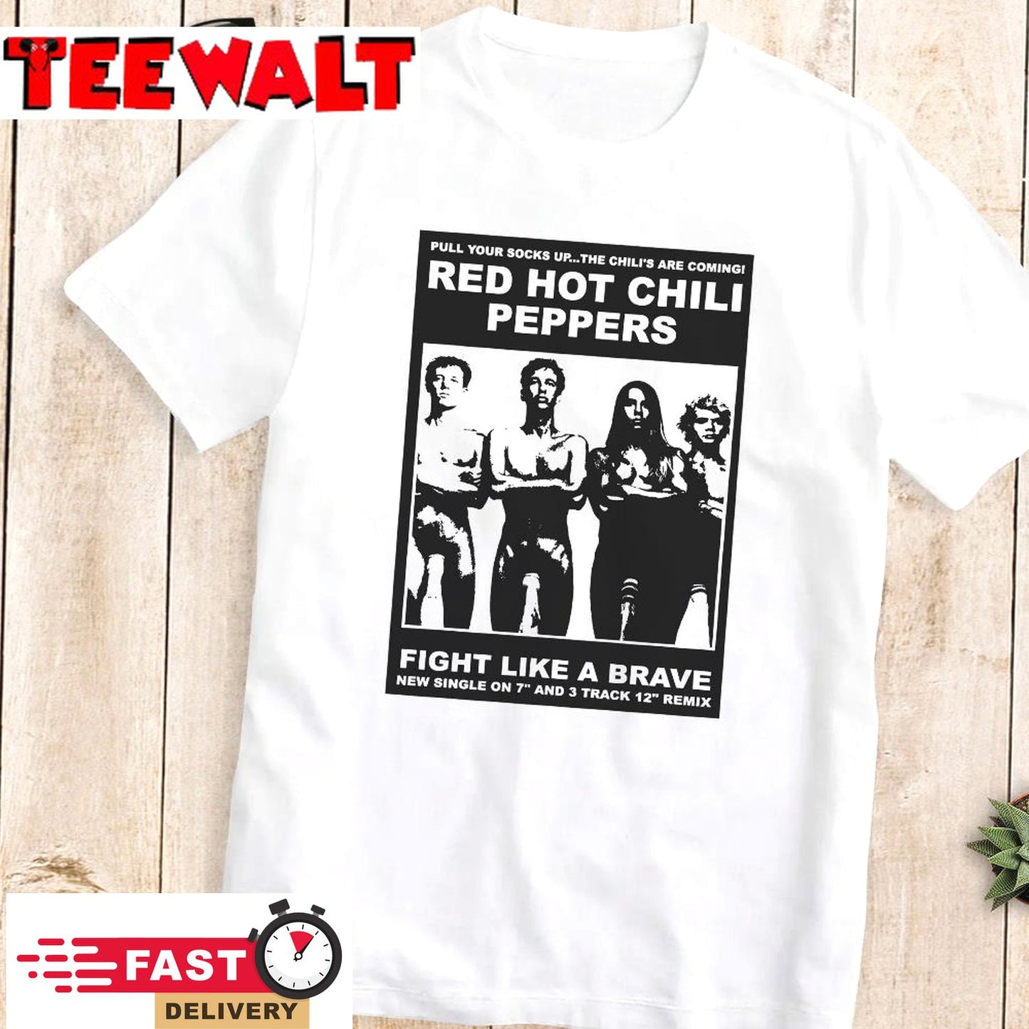 Red Vintage Hot Chili Peppers T-Shirt