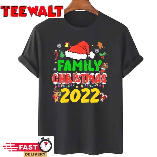 Matching Family Christmas 2022 Team Santa Elf Squad Pajamas T-Shirt