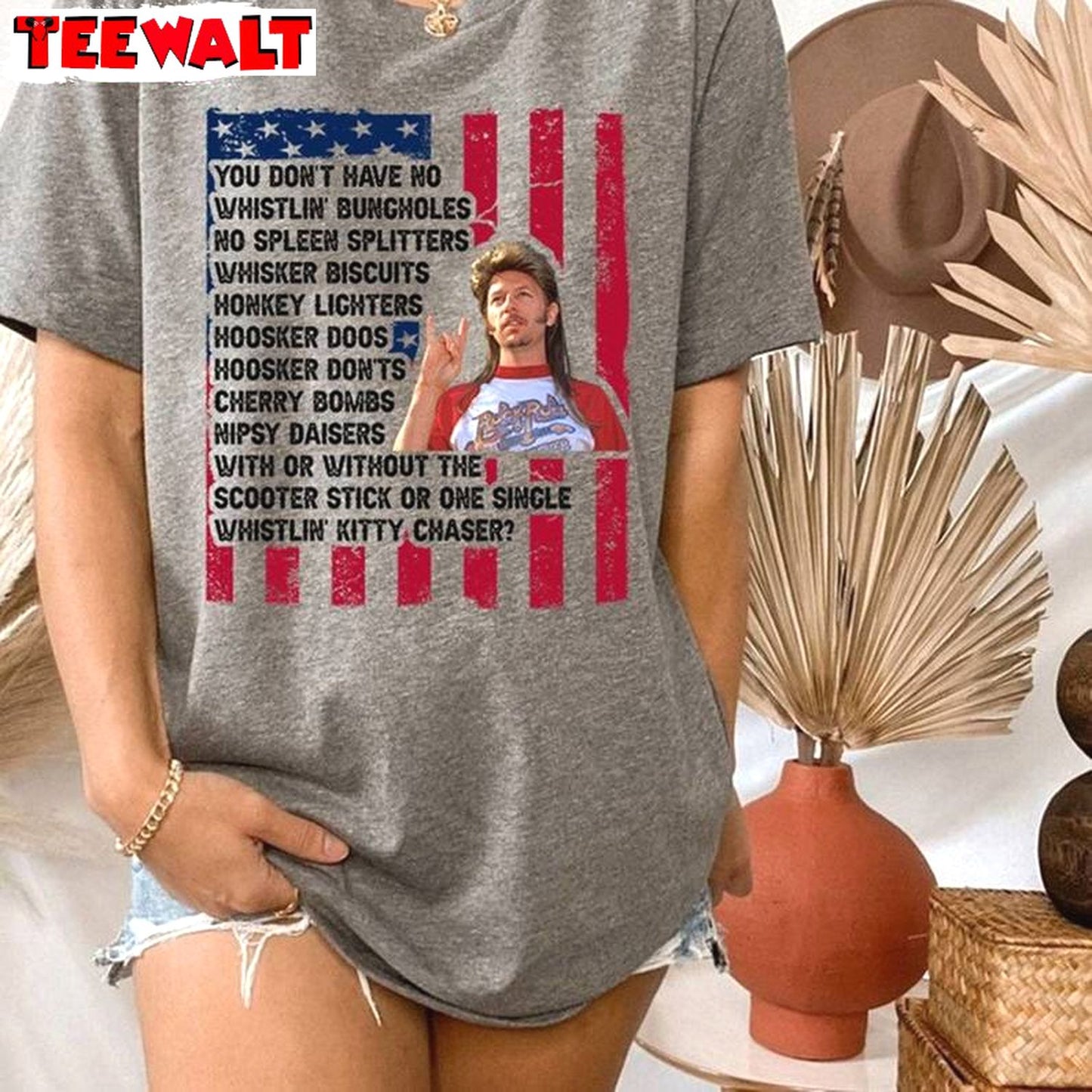 Joe Dirt Merica July 4th Hoodie, Comfort Joe Dirt 4th Of July Shirt Long Sleeve