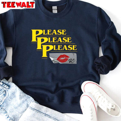 Unique Please Please Please Sabrina Carpenter Shirt, Don't Make Me Cry Crewneck Long Sleeve