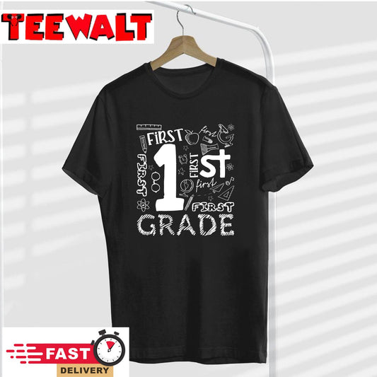 Hello 1st Day Of 1st Grade Teacher And Going To First Grade T-Shirt