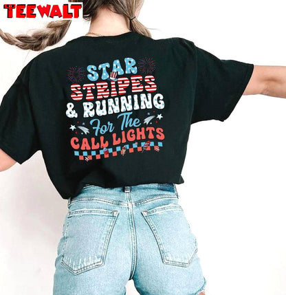 American Nurse Unisex T Shirt , New Rare Star Triple And Running For Wall Lights Shirt Tank Top