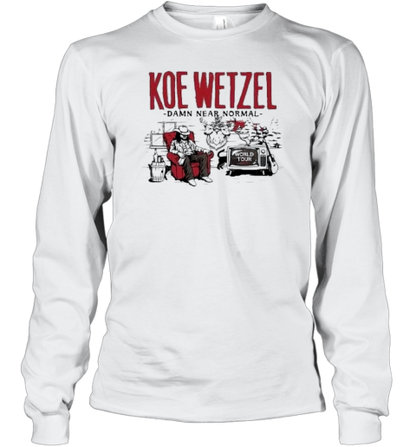 2024 Koe Wetzel Damn Near Normal Tour T-Shirt