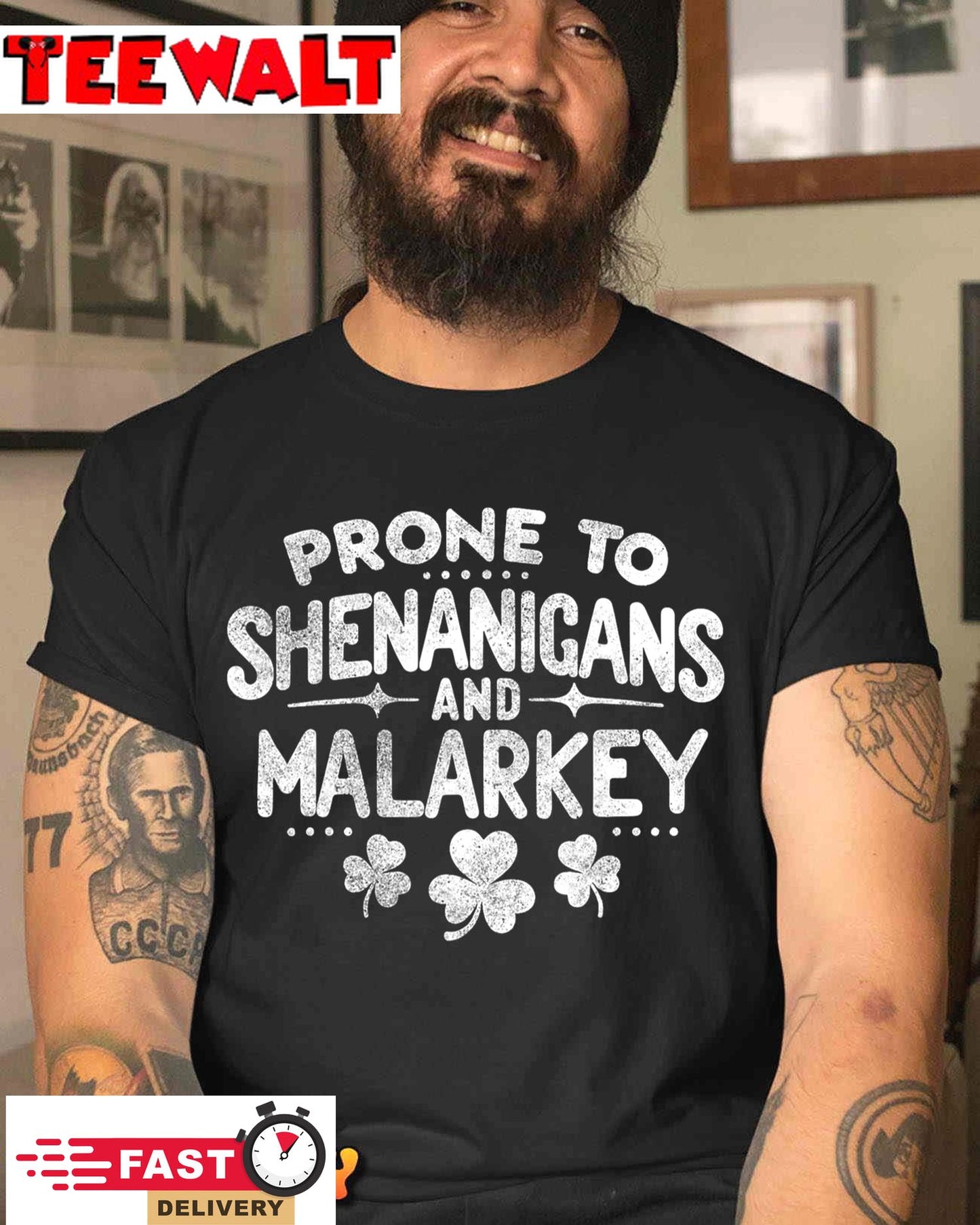 Prone To Shenanigans and Malarkey St Patricks Day T-Shirt