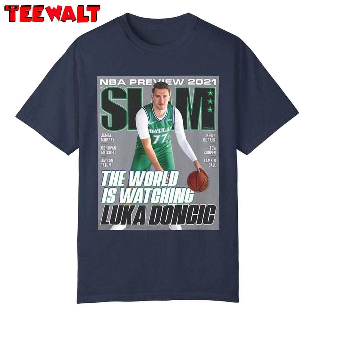 Luka Doncic Limited Shirt, Funny Dallas Mavericks Nba Slam Cover Long Sleeve