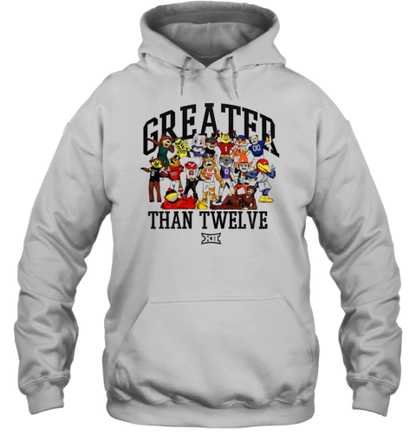 Big 12 Greated Than Twelve Mascot Family T-Shirt