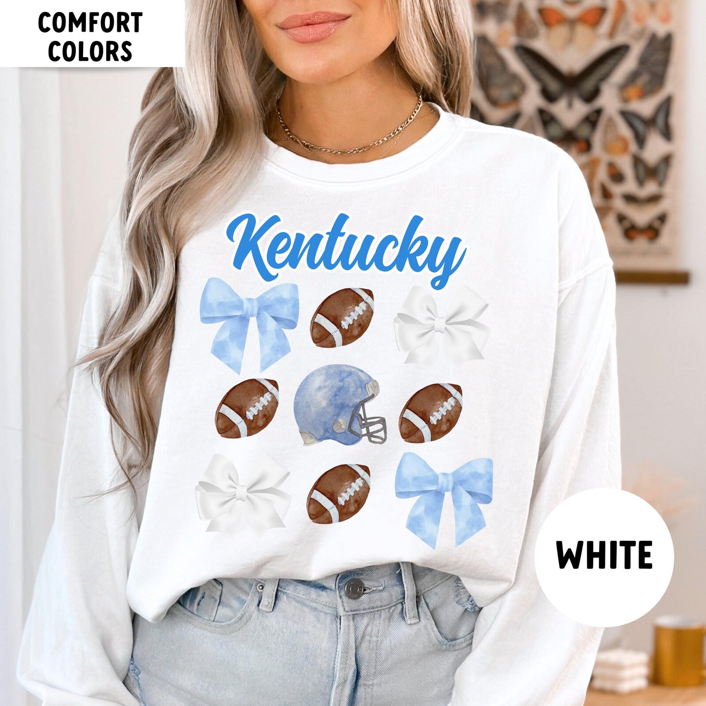 Kentucky Football Sweatshirt, Comfort Colors College Game Day Shirt