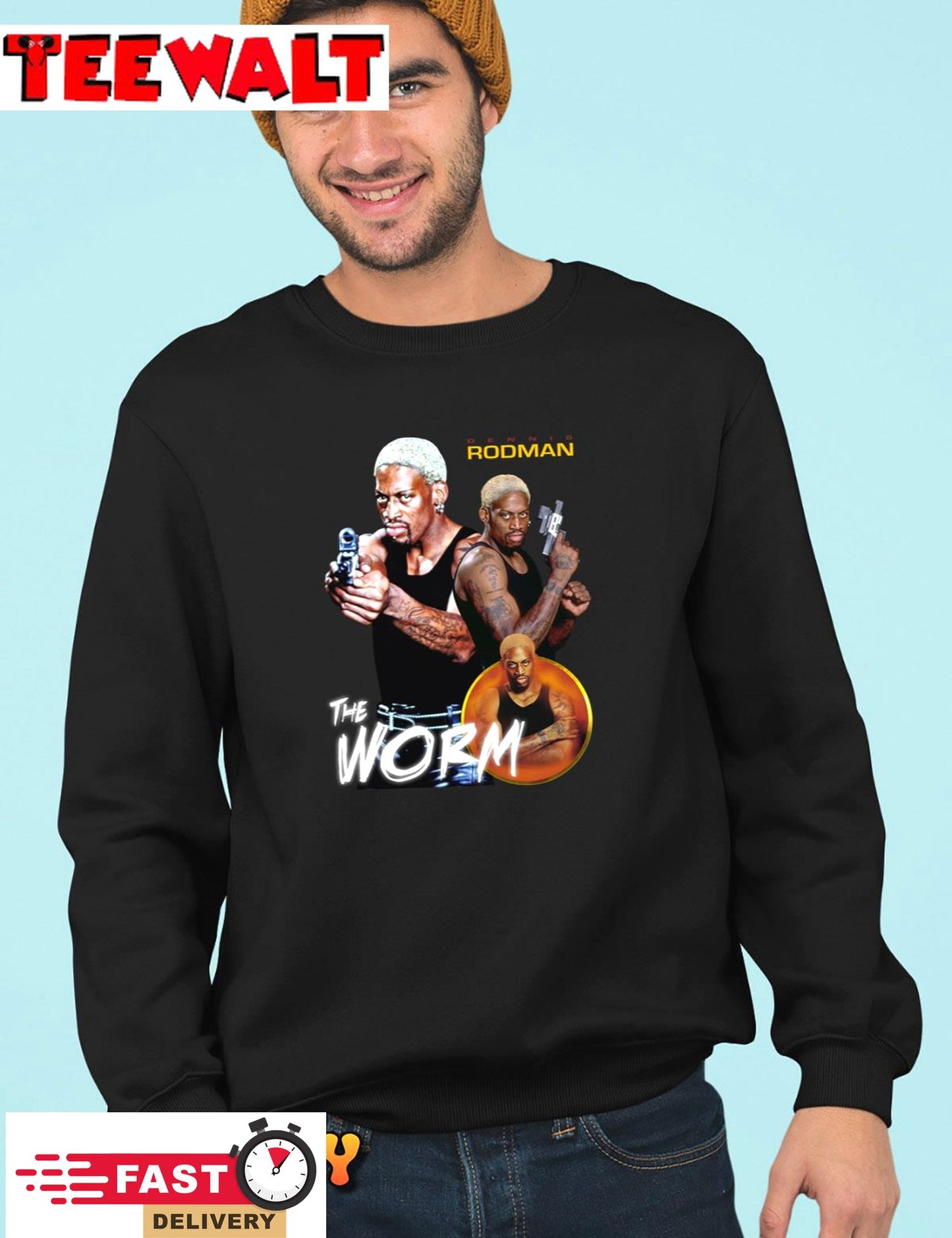 Dennis Rodman The Worm Fan Art Unisex T-Shirt