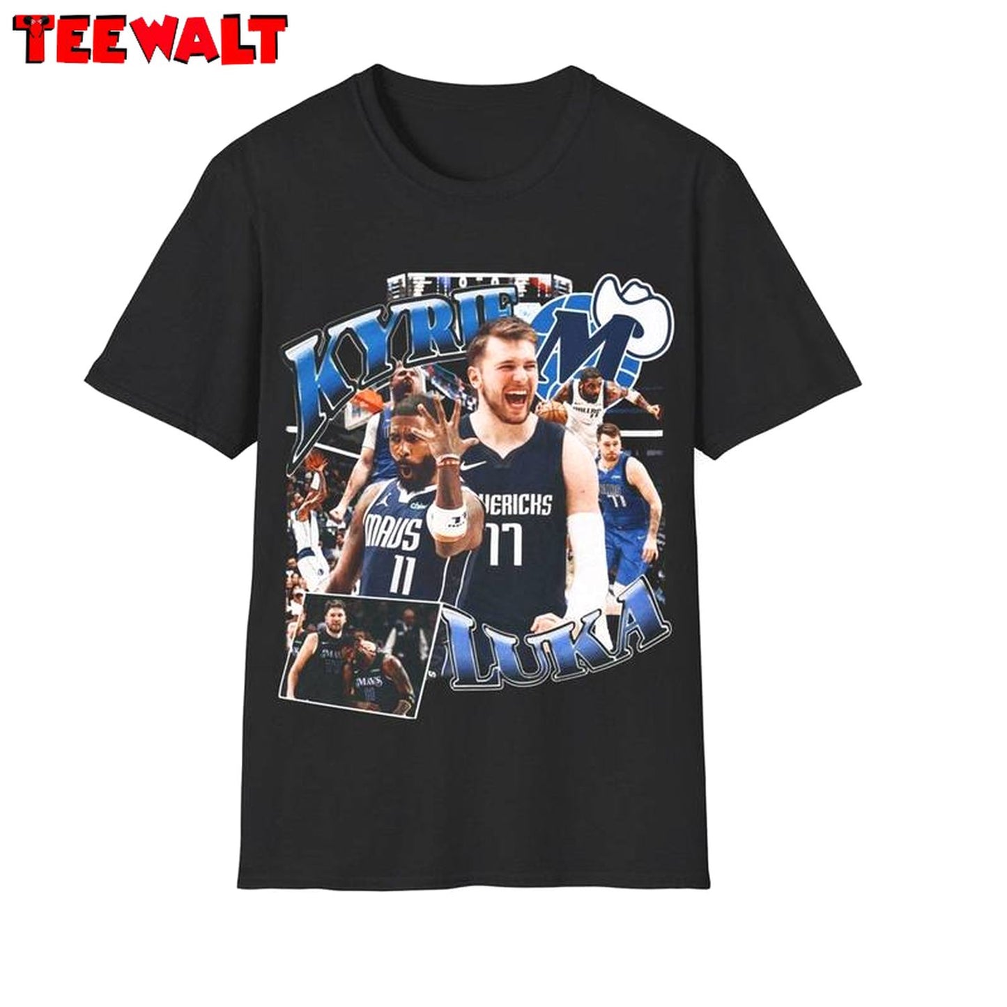 Luka Doncic And Kyrie Irving Dallas Long Sleeve , Trendy Basketball Luka Doncic Shirt Sweater