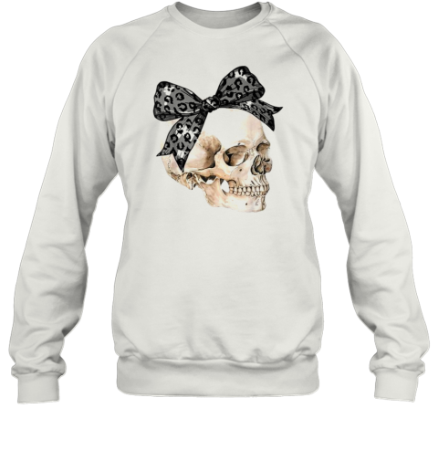 Coquette Bow Spooky Season Skeleton Skull Horror Halloween T-Shirt