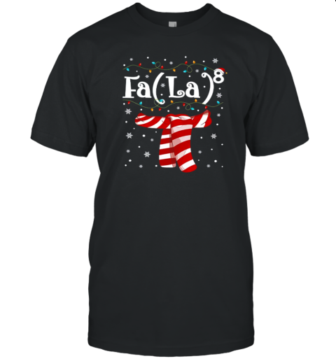 Falalala Christmas Scaff Teacher T-Shirt