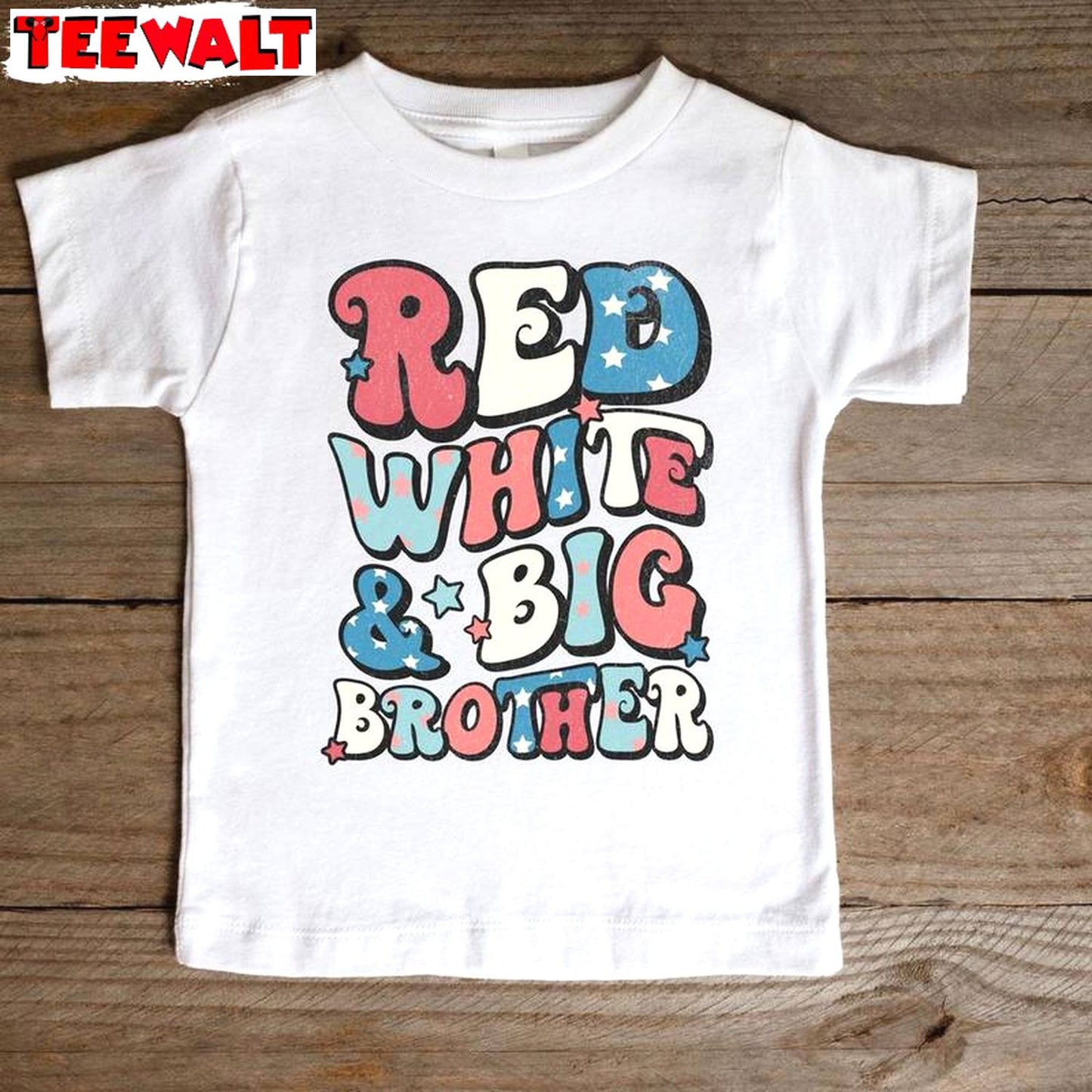 Unique 4th Of July Big Brother Sister T Shirt , Trendy July Fourth Crewneck Long Sleeve