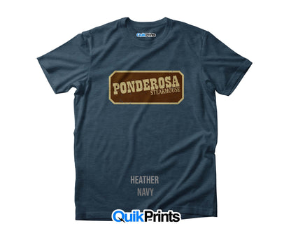 Ponderosa Steakhouse Restaurant Vintage T-Shirt