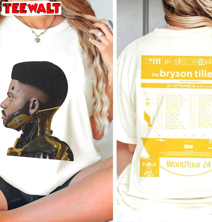 Bryson Tiller Inspired Shirt, The Bryson Tiller 2024 Concert Crewneck