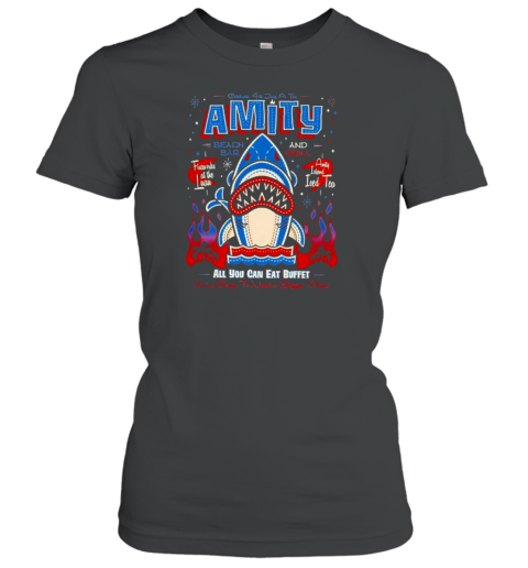 Celebrate 4Th July At The Amity Beach Bar And Grill Fireworks At The Luau Amity Island Iced Tea T-Shirt