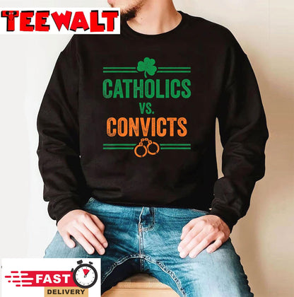 Catholics Vs. Convicts Vintage Classic T Shirt