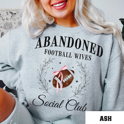 Wives Of Football Sweatshirt, Funny Coach'S Wife Shirt For Football Moms