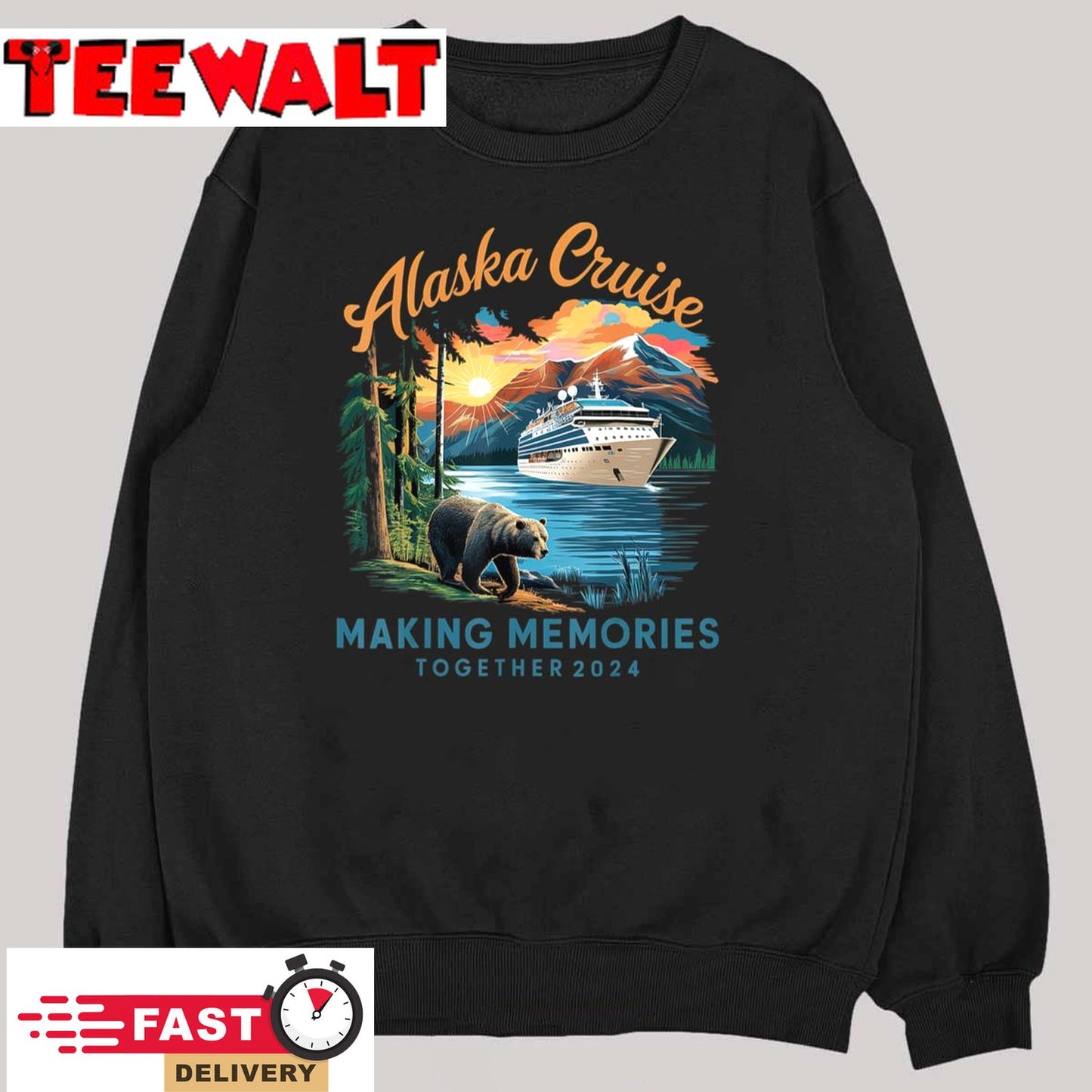 Matching Family Friends and Group Alaska Cruise 2024 Trip T-Shirt