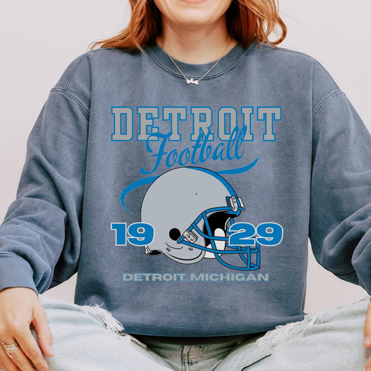 Detroit Lions Comfort Colors Vintage Sweatshirt