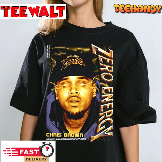 Iconic Portrait Breezy Vintage 90s Chris Brown Unisex T-Shirt