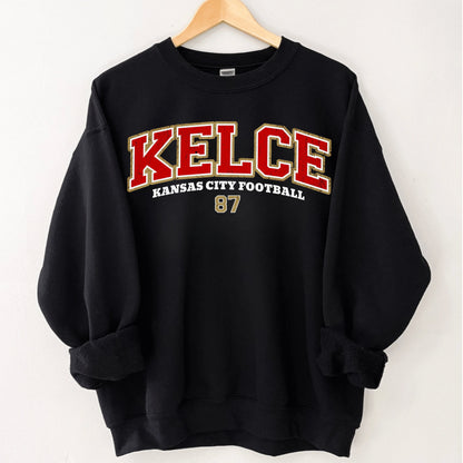 Travis Kelce Football Sweatshirt - Kansas City Football Era Shirt