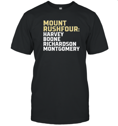 Original Mount Rushfour Harvey Boone Richardson Montgomery T-Shirt