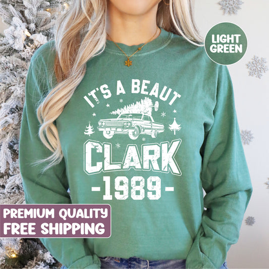 Beaut Clark Long Sleeve Shirt - Funny Griswold Christmas Tee