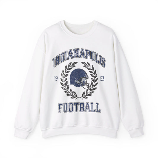 Indianapolis Football Vintage Crewneck Sweatshirt Or Hoodie