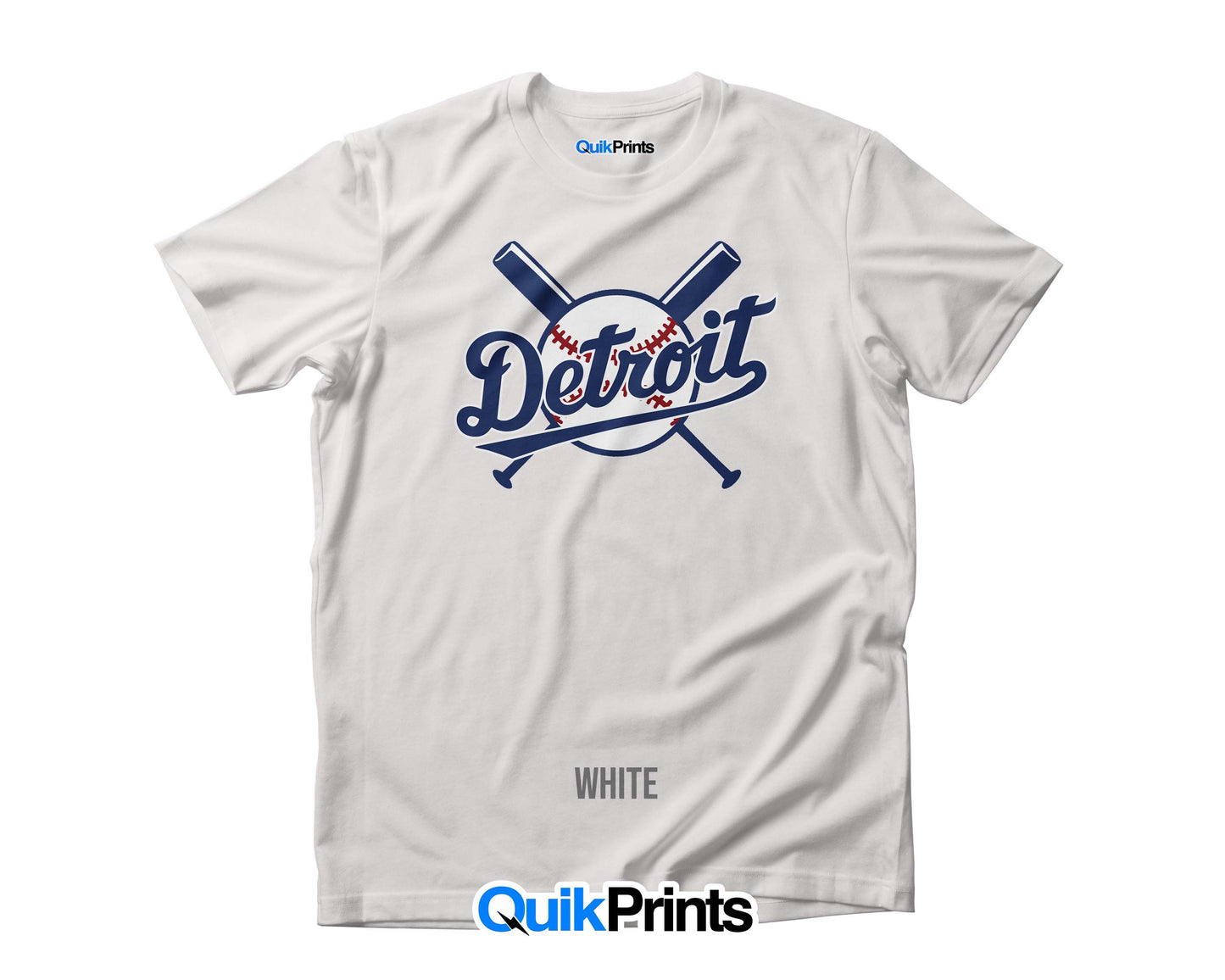 Detroit Baseball Custom T-Shirts - Adult, Youth & Big Sizes