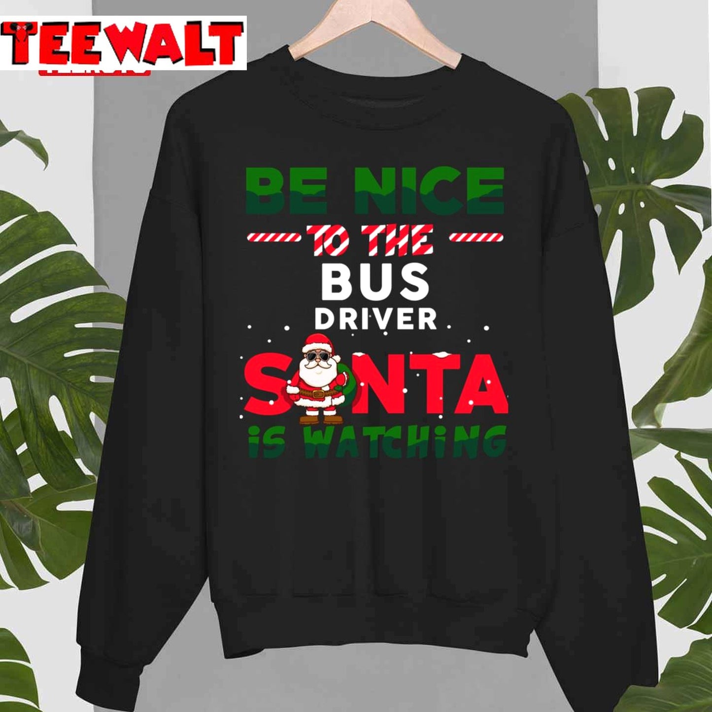 Bus Driver Christmas Funny Unisex T-Shirt