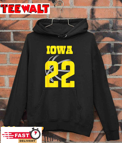 Caitlyn Clark 22 Iowa Girls And Boys T-Shirt