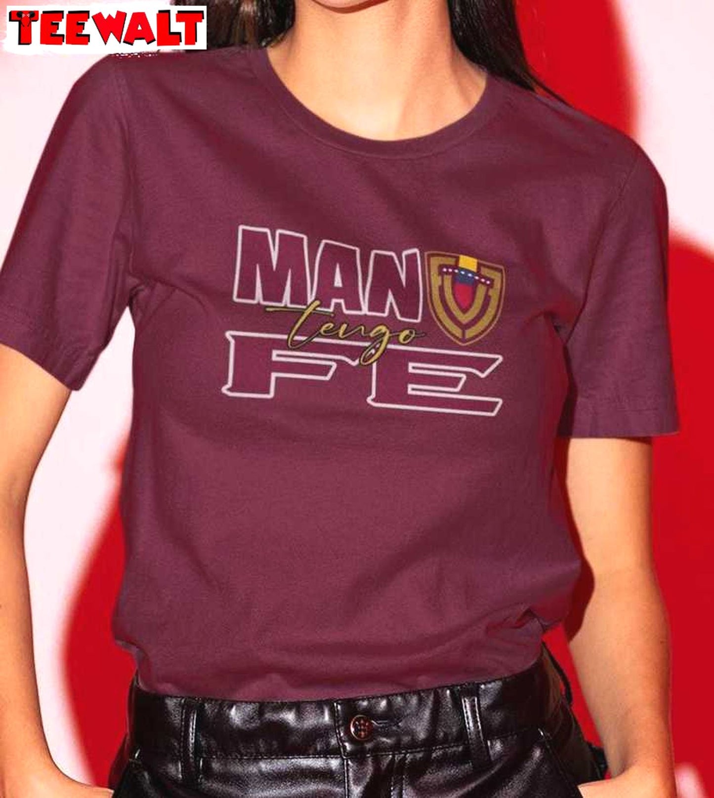 La Vinotinto Inspirational Short Sleeve , Groovy Mano Tengo Fe