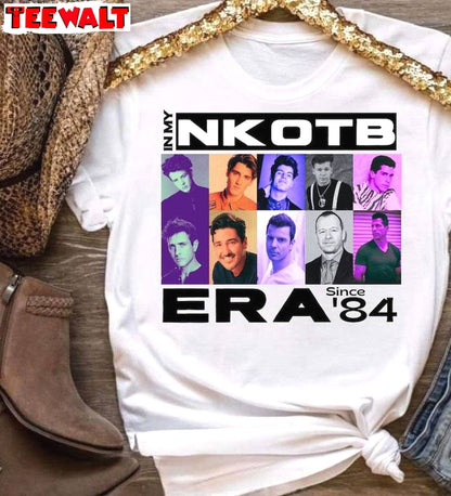 New Kids On The Block Trendy Shirt, Awesome Old School Boy Band Crewneck