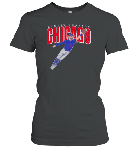 Dansby Swanson Chicago Cubs Big Time T-Shirt