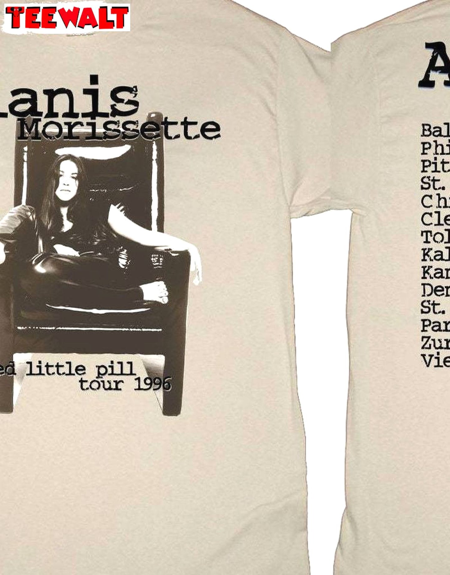 Comfort Alanis Morissette Shirt, Little Pill Tour T Shirt Unisex Hoodie