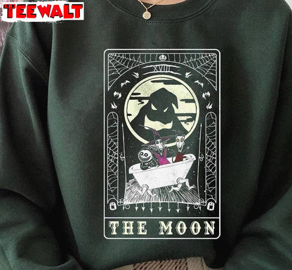 The Moon Tarot Oogie Boogie Short Sleeve , Trendy Oogie Boogie