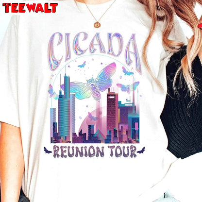 Cicadas Reunion Tour Shirt, Year Of The Cicadas Unisex Hoodie Short Sleeve