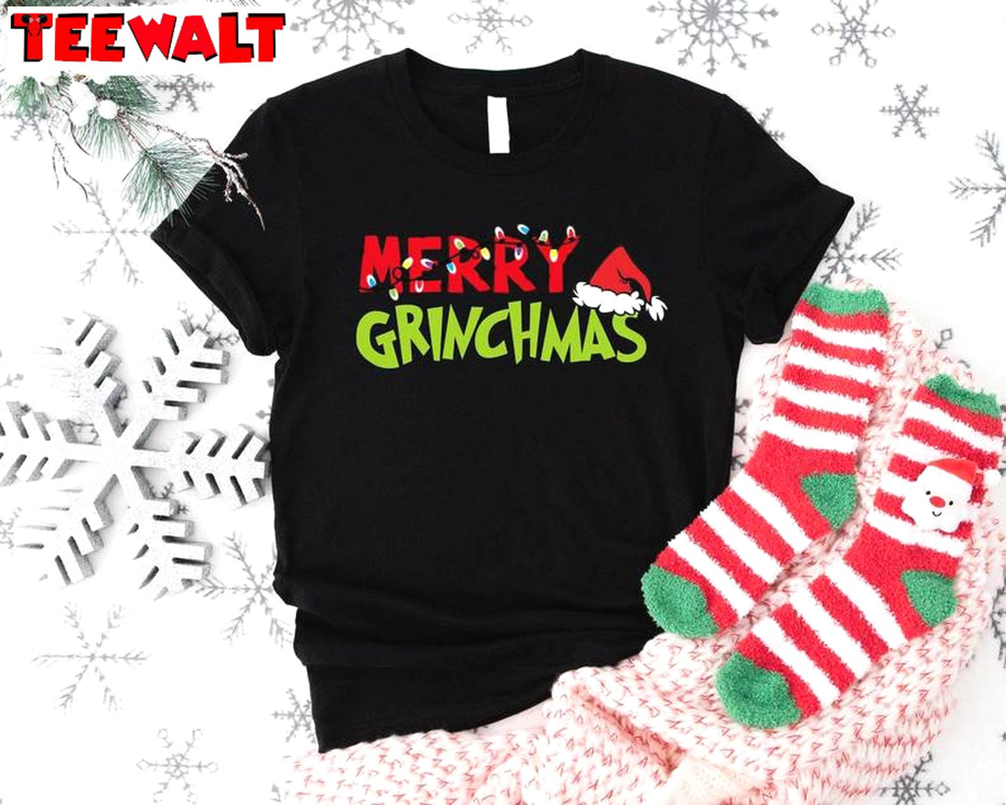 Merry Grinchmas Sweatshirt, Grinch Holiday Funny Family Shirt