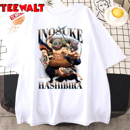 Hashibira Inosuke Demon Slayer 90s Graphic Bootleg Unisex T-Shirt