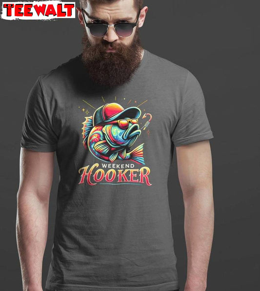 Trendy Weekend Hooker Shirt, Awesome Humor Joke Inappropriate Unisex T