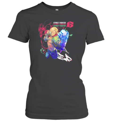 Capcom Sf6 Ed Oversized Print Street Fighter T-Shirt