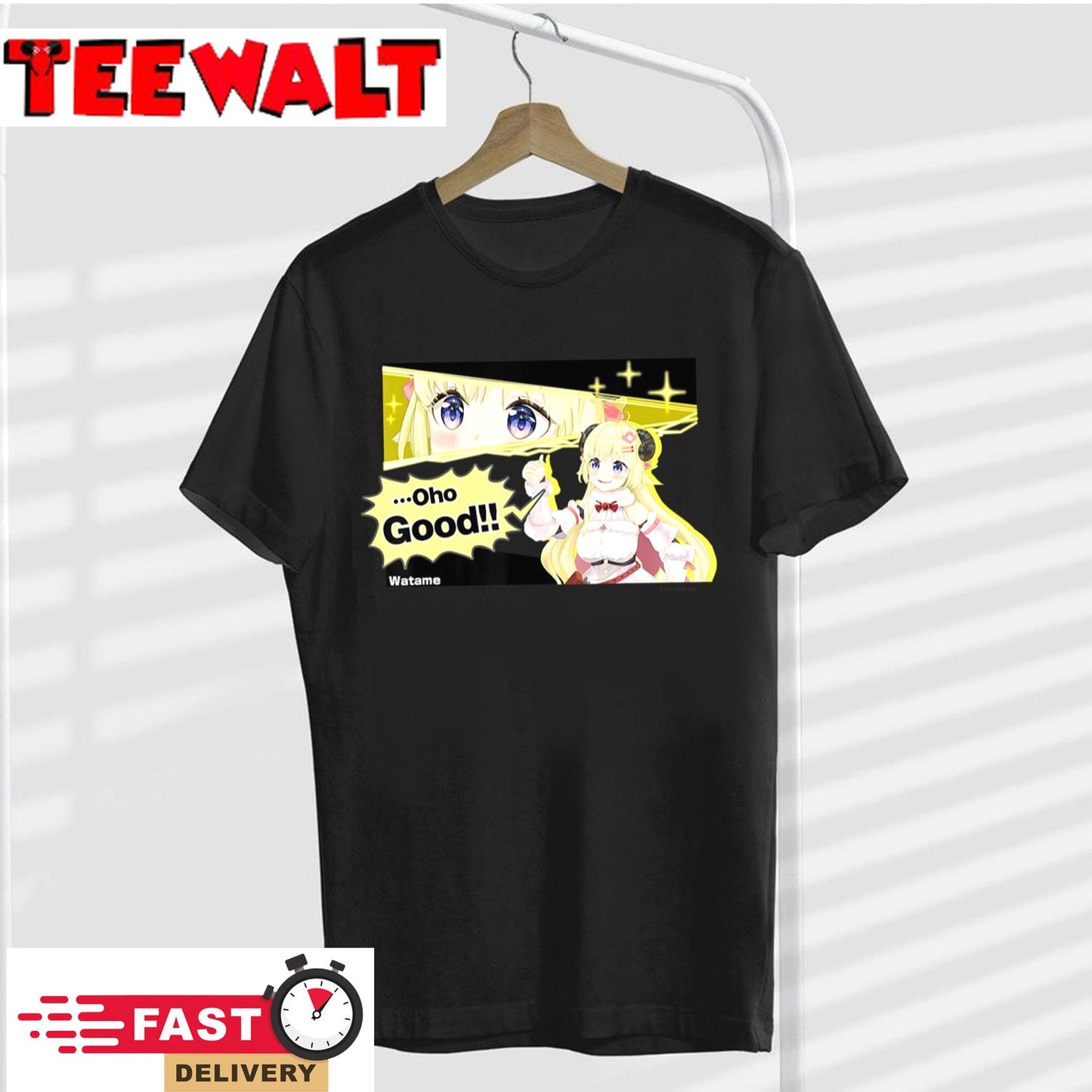 Tsunomaki Watame hologra Famous Scene T-Shirt