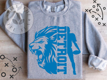 Detroit Lions Vintage Game Day Sweatshirt